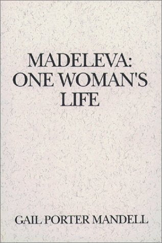 Book cover of 'Madeleva: One Woman's Life' by Gail Porter Mandell with a textured background.