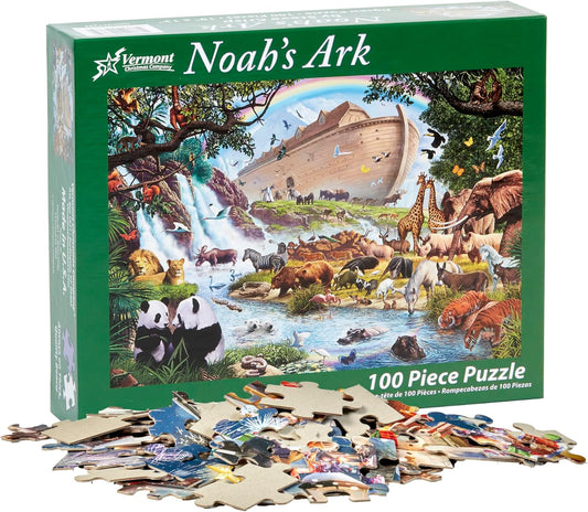 Puzzle pour enfants : l'Arche de Noé (100 pièces)
