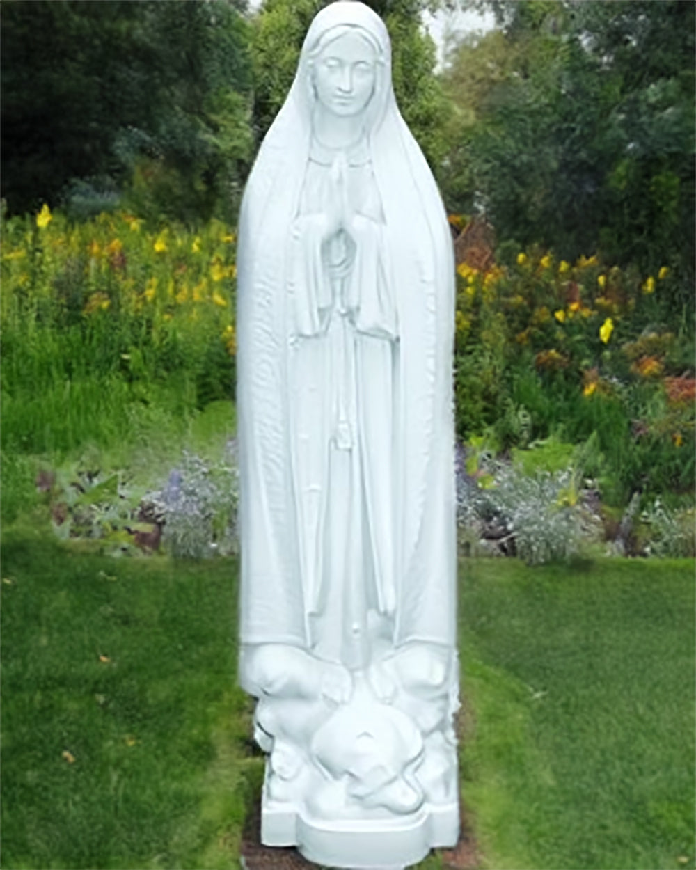 Our Lady of Fatima Garden Statue 32"
