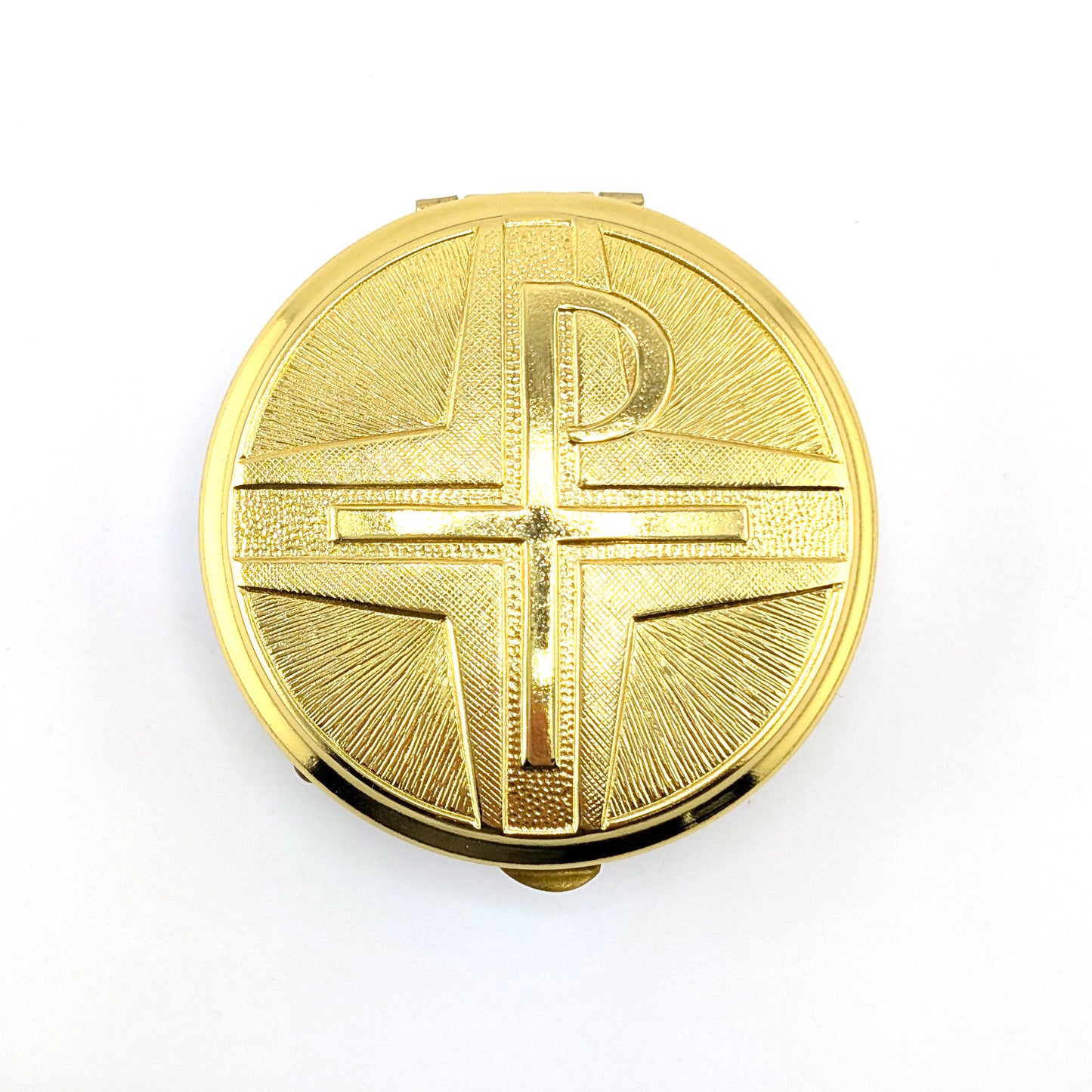 Polished Brass Chi Rho Communion Pyx