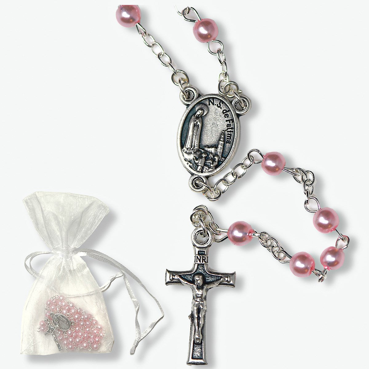 Pink Baby Rosary