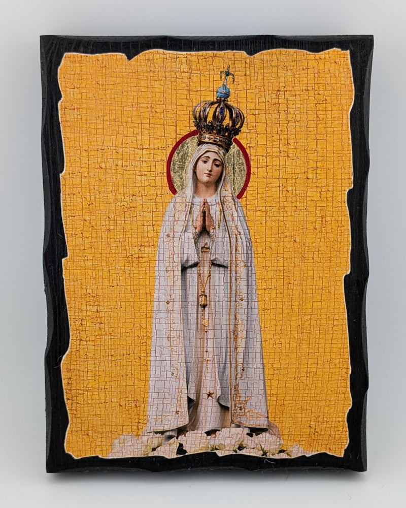 Antigua Icono Ortodoxo: Nuestra Señora de Fátima
