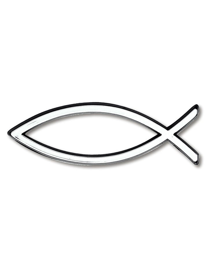 Auto Decal: Silver Fish