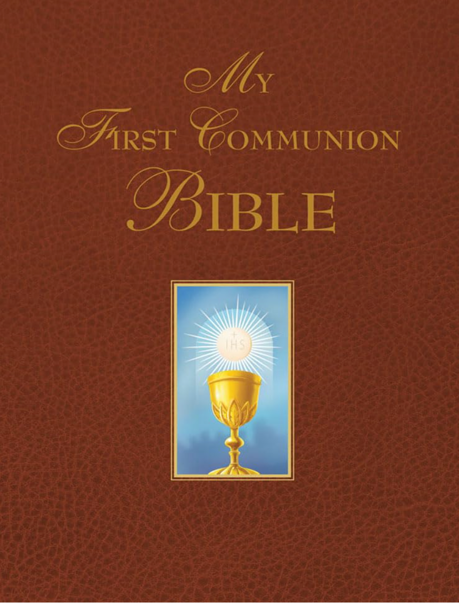 My First Communion Bible - Burgundy
