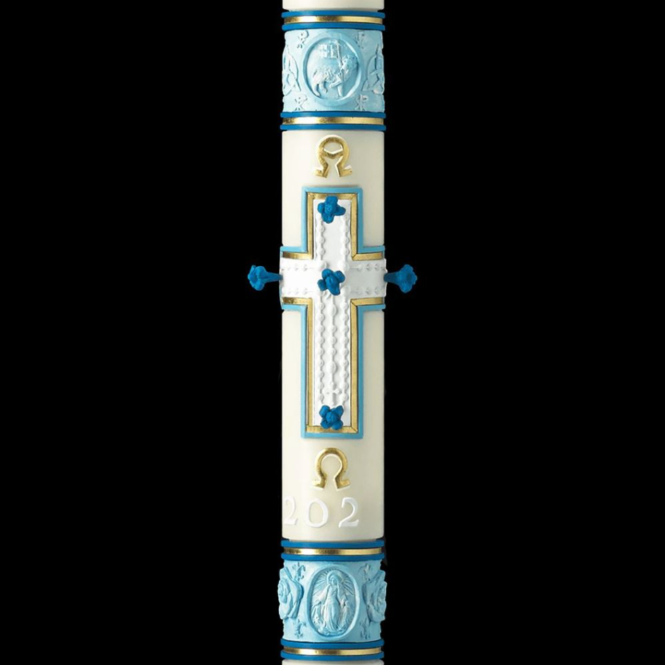 Paschal Candle: Most Holy Rosary