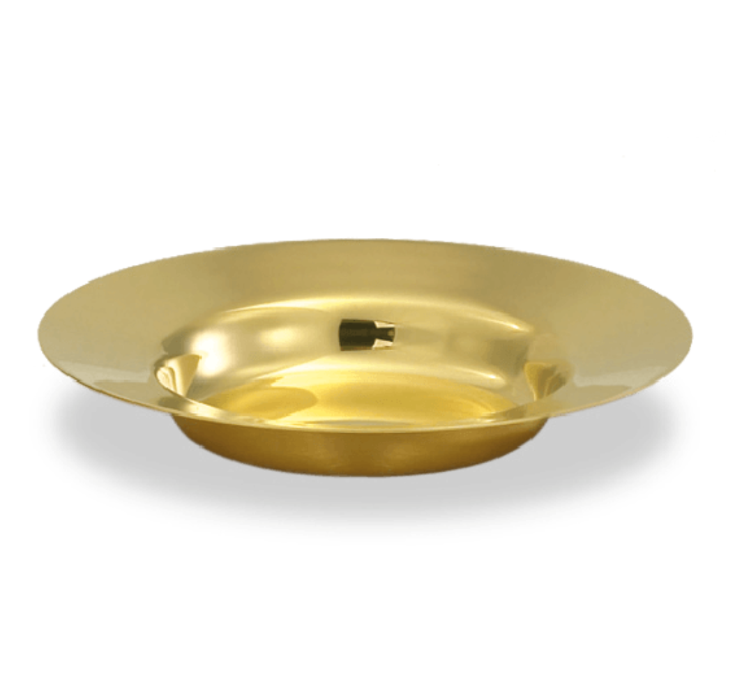Patena de pozo hondo de oro de 24K - 6⅜"