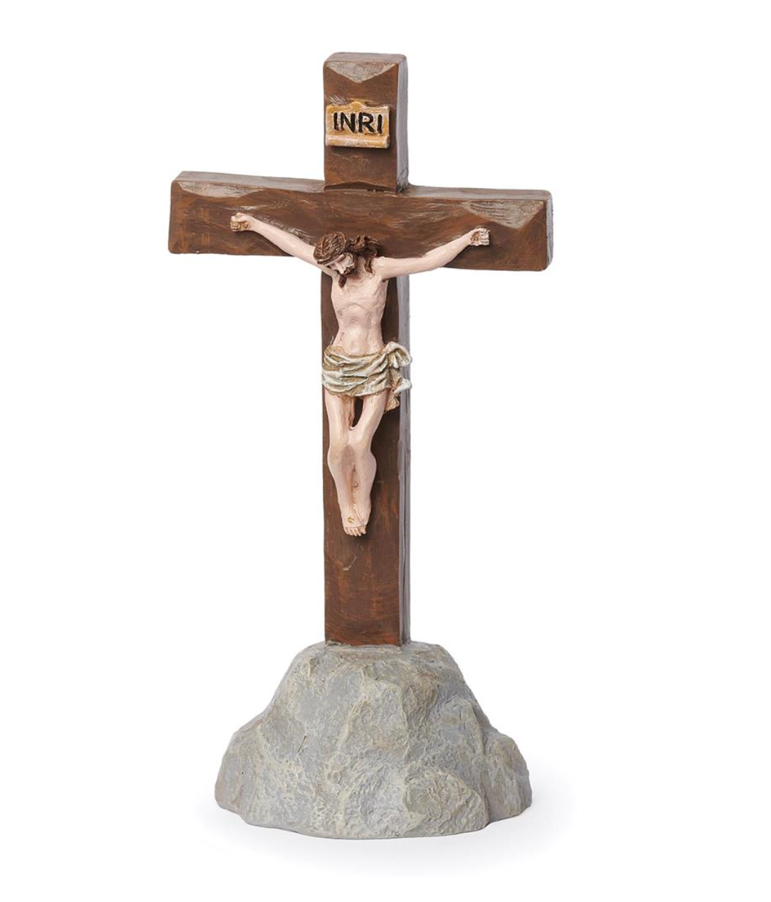 Standing Resin Crucifix 4.5"