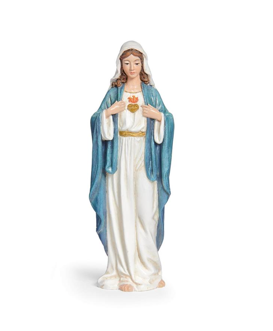 Immaculate Heart of Mary Figurine 4.5"