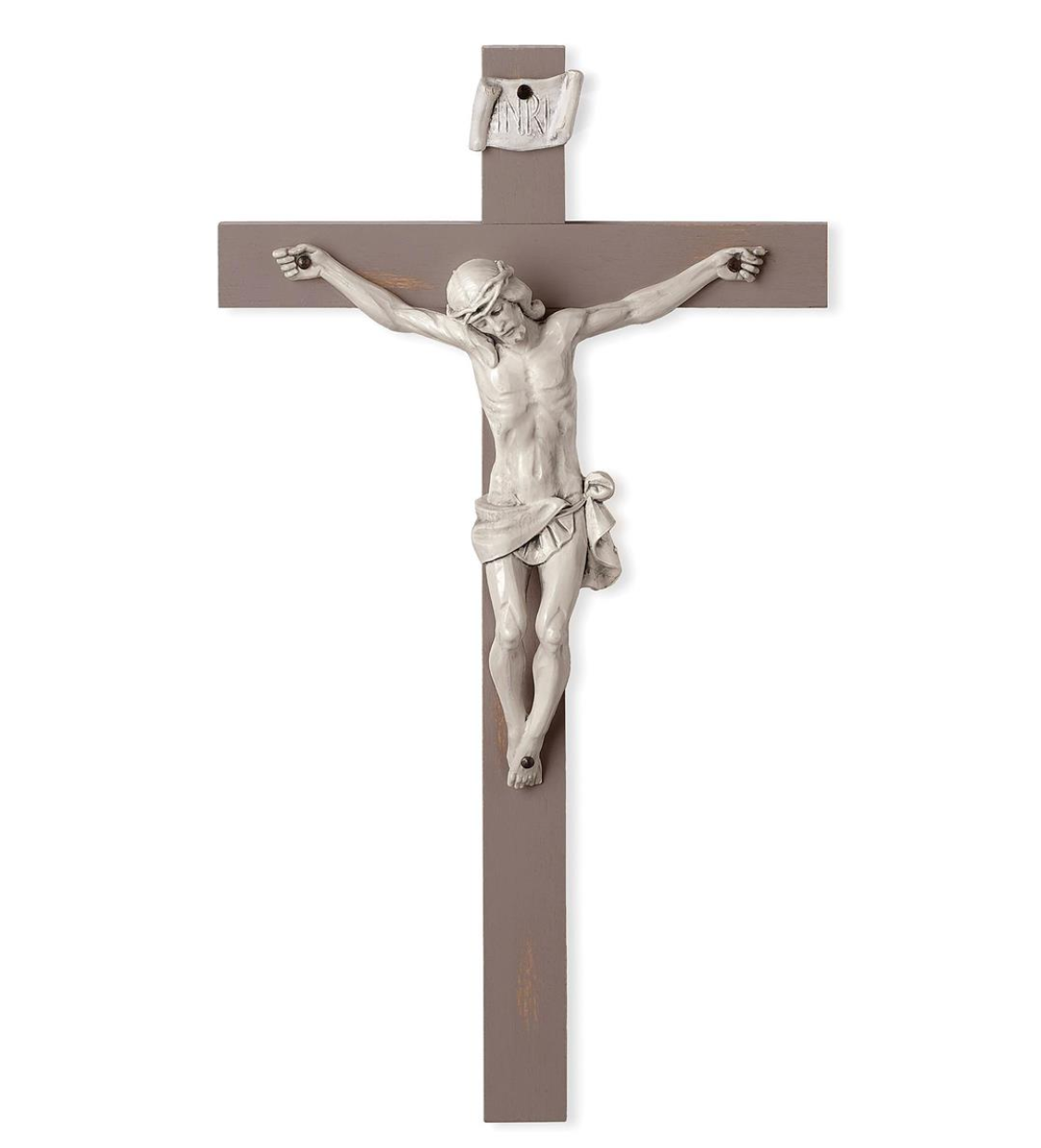 Grey Oak Crucifix by Fontanini 12"