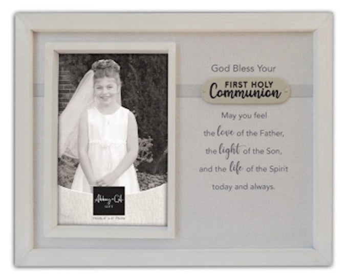 Silver First Communion Frame 8 x 10"