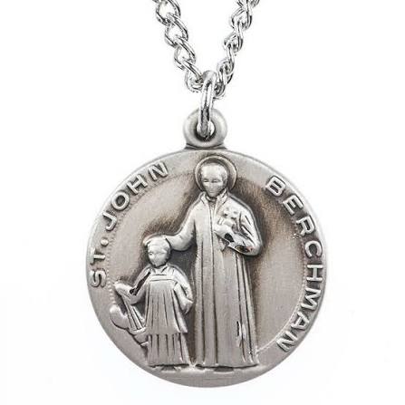 St. John Berchman Stainless Steal Medal