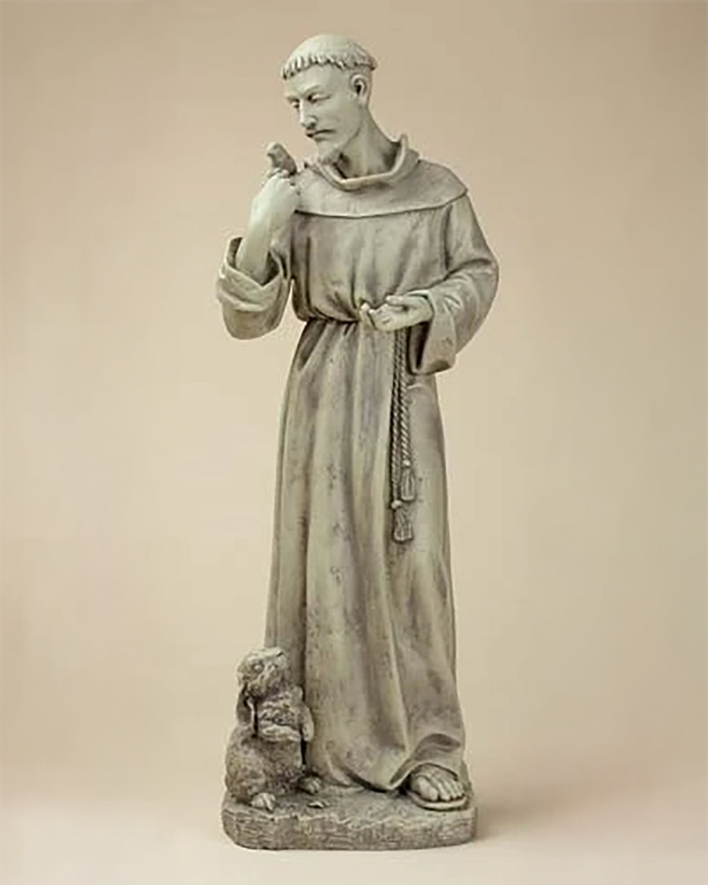 St. Francis with Bunny Outdoor Statue 24"