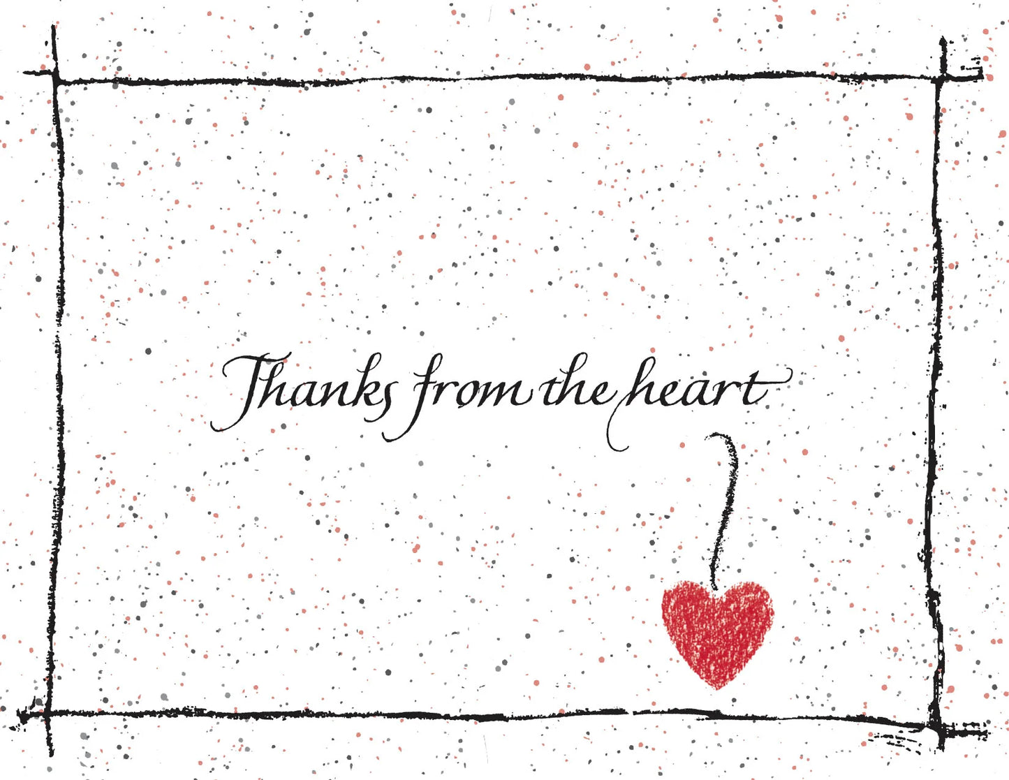Thanks from the Heart Greeting Card