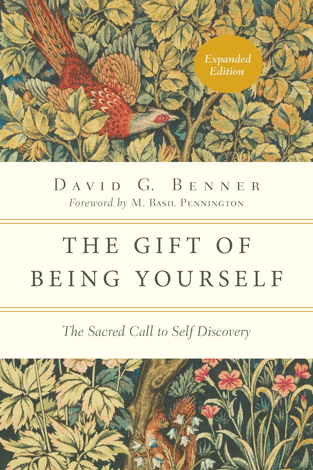 Book cover of 'The Gift of Being Yourself' with nature-themed design