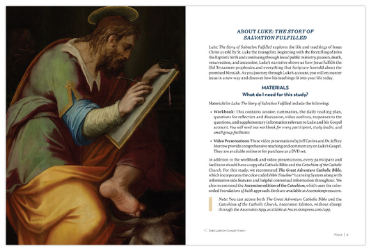 Lucas: La historia de la salvación cumplida (Cuaderno de trabajo)