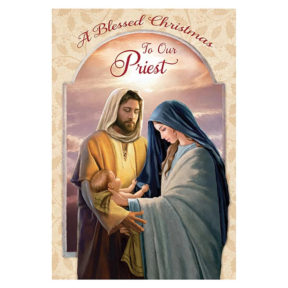 A Blessed Christmas to Our Priest Greeting Card