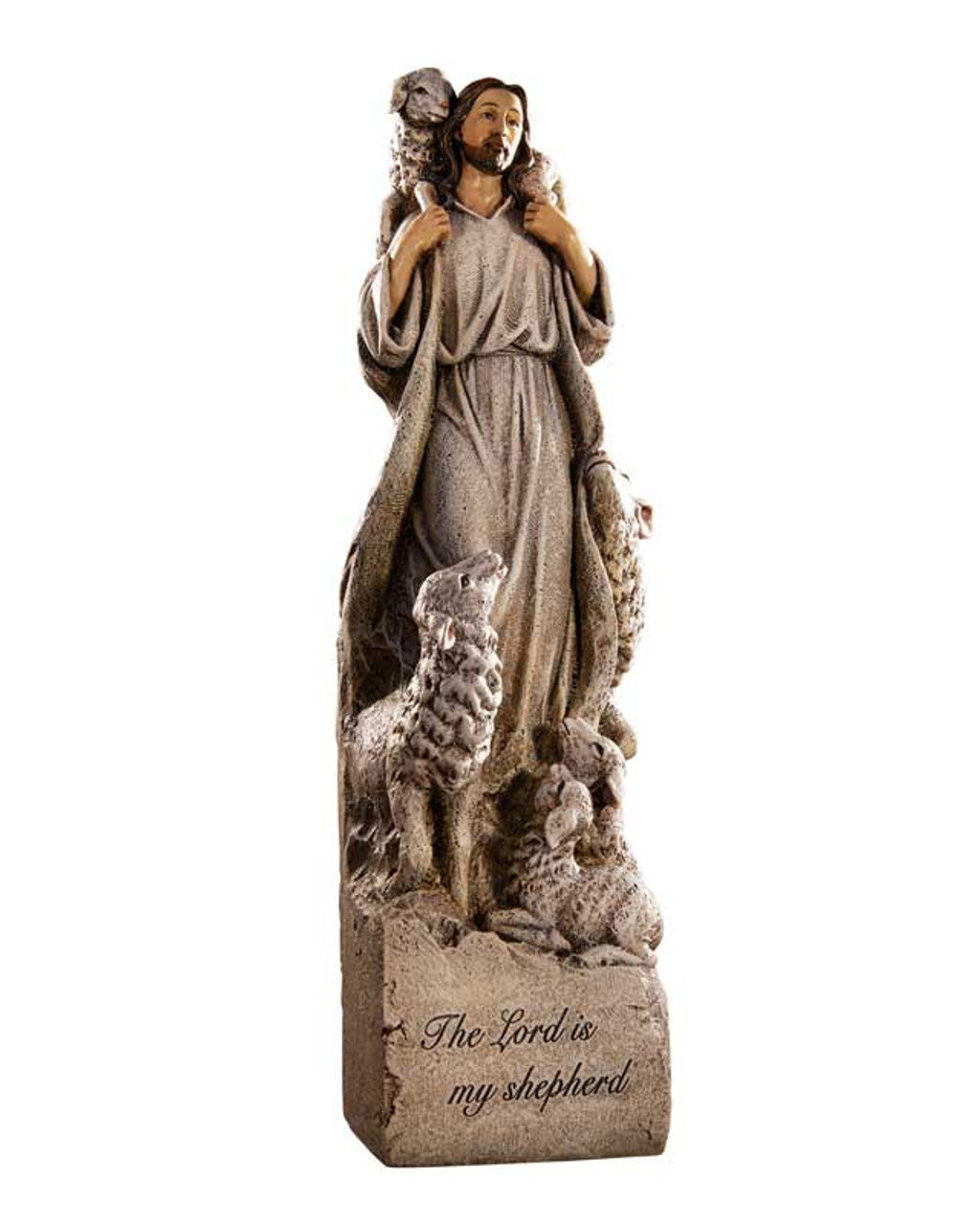 The Lord is My Shepherd Statue 12"