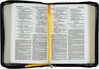 Santa Biblia católica compacta San José (cremallera negra)