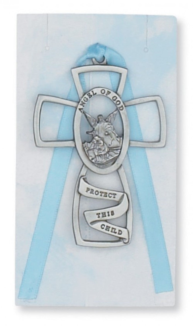 Guardian Angel Ornament Cross