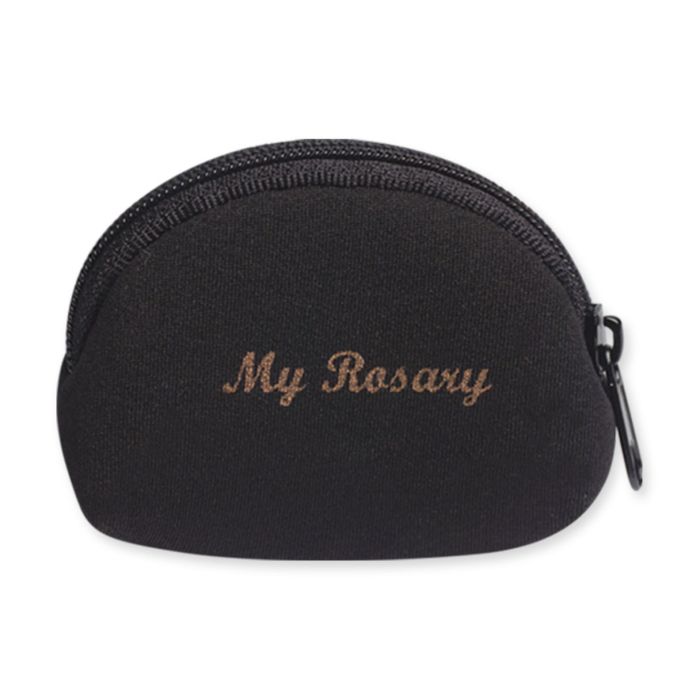 Black Neoprene Rosary Case