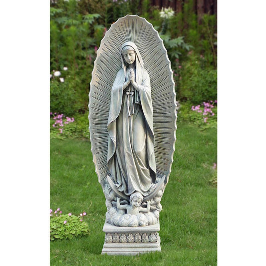 Statue de jardin de Notre-Dame de Guadalupe