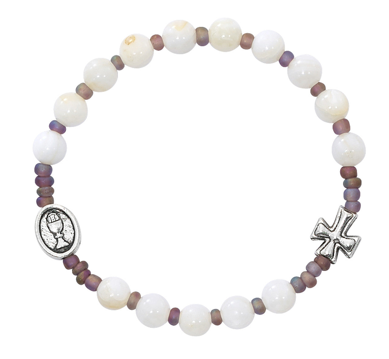 White River Rock Miraculous Medal Bracelet