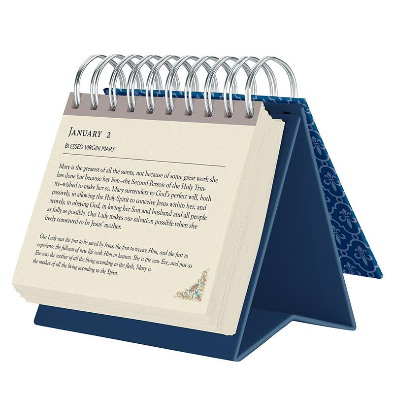 Desktop Perpetual Calendar - Lives of the Saints