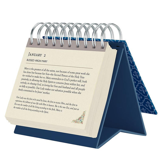 Desktop Perpetual Calendar - Lives of the Saints