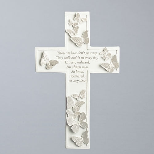 Butterfly Memorial Wall Cross