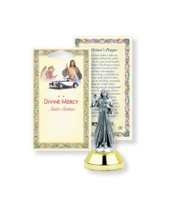 Divine Mercy Auto Statue