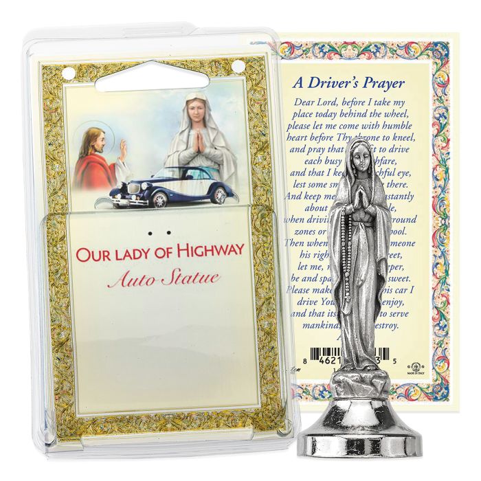 Our Lady of the Highway Auto Statue