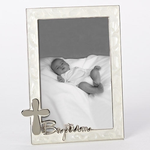 Pearl Baptism Frame 4 x 6"