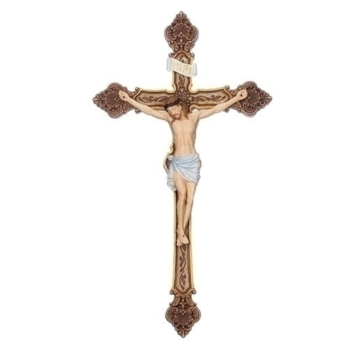 Ornate Wall Crucifix 20.25"