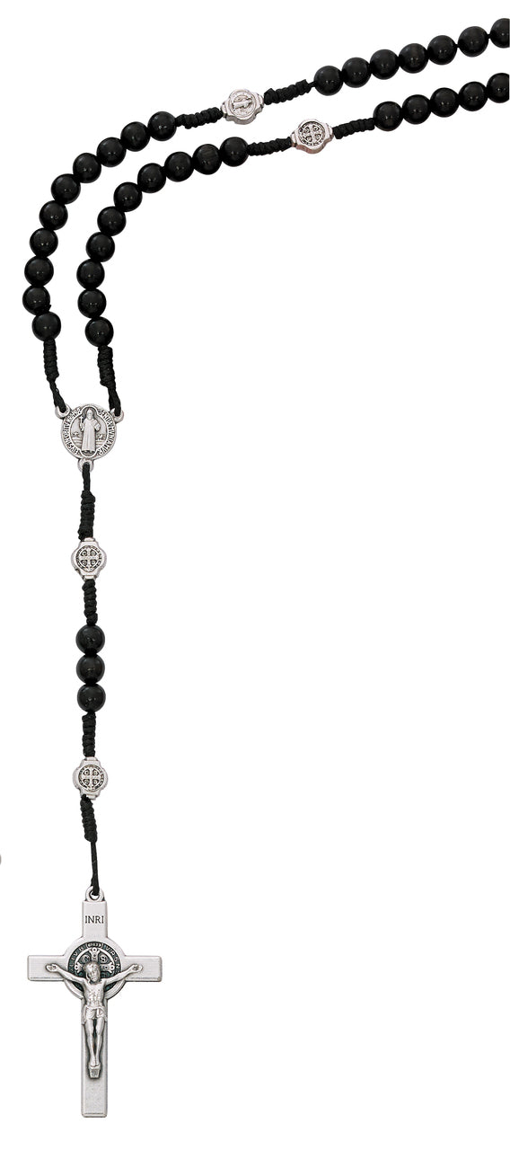 Black St. Benedict Rosary