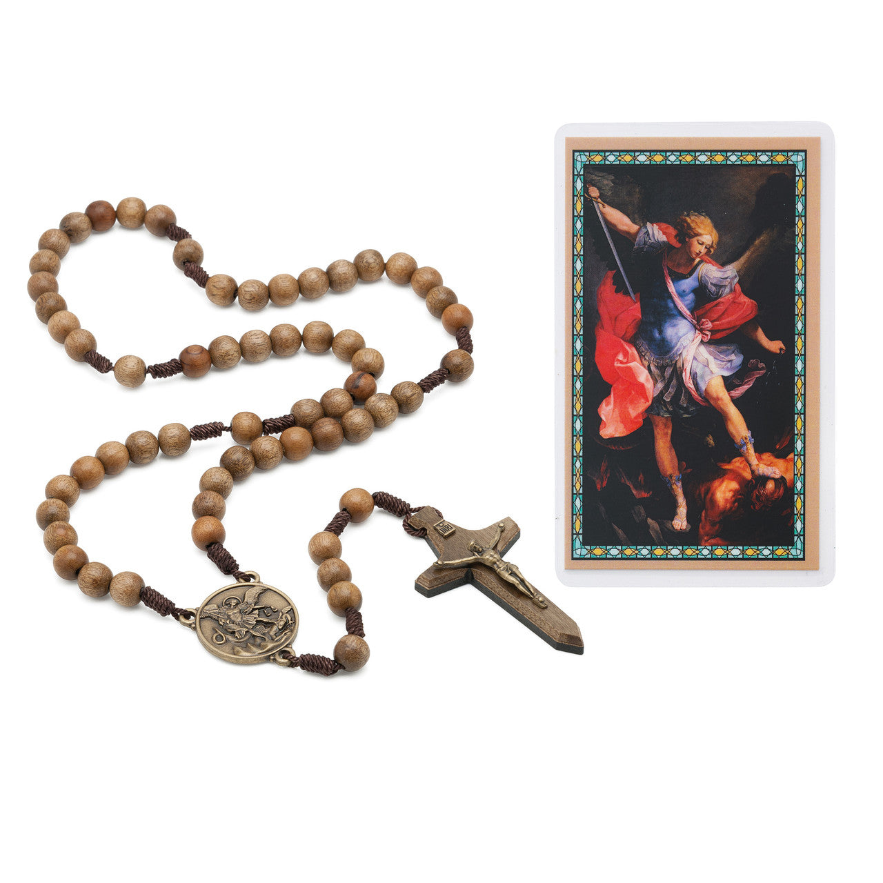 Michael Wooden Rosary