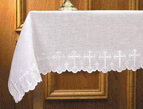 Frontal de altar con borde festoneado
