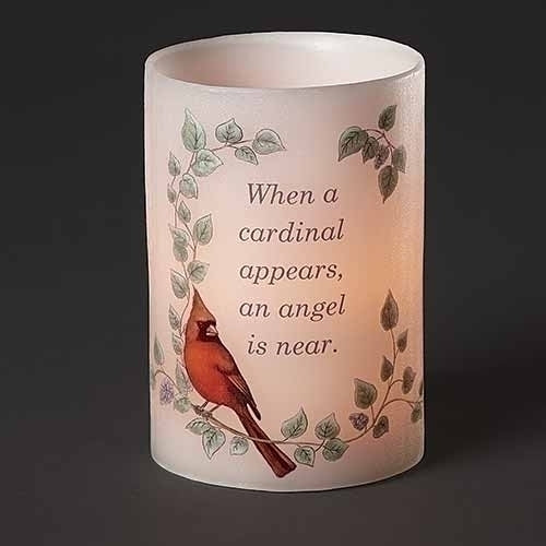 Cardinal Memorial LED Candle
