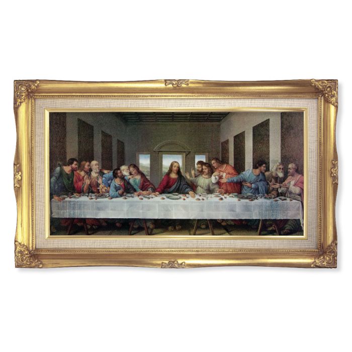 The Last Supper Framed Picture 10 x 20"