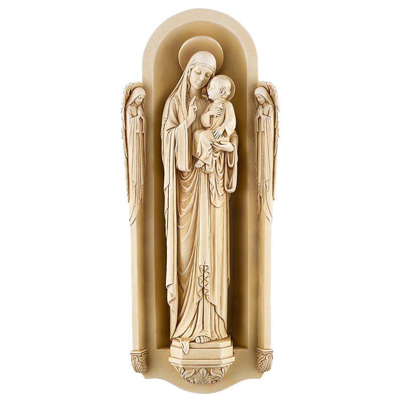 San Benedetto Madonna Outdoor Plaque 17.5"