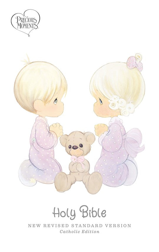 NRSV Precious Moments Bible White Leathersoft
