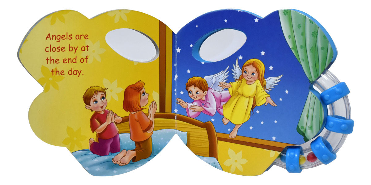 Angels Surround Us Rattle Book