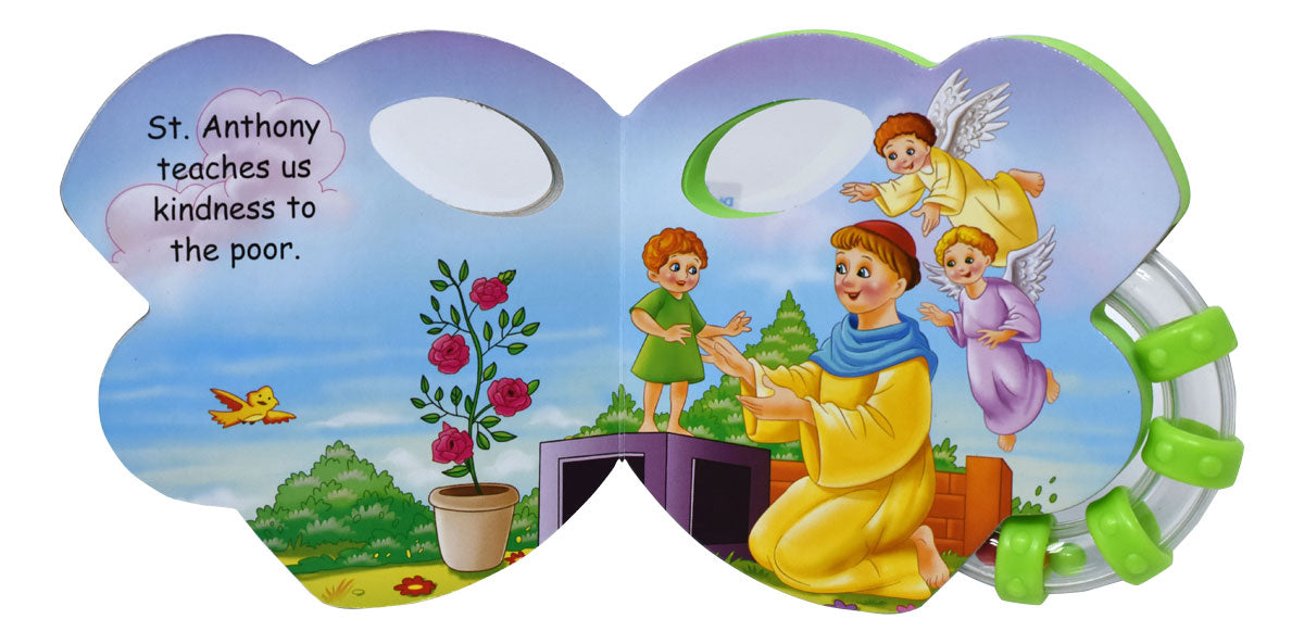 Saints Teach Us Rattle Book