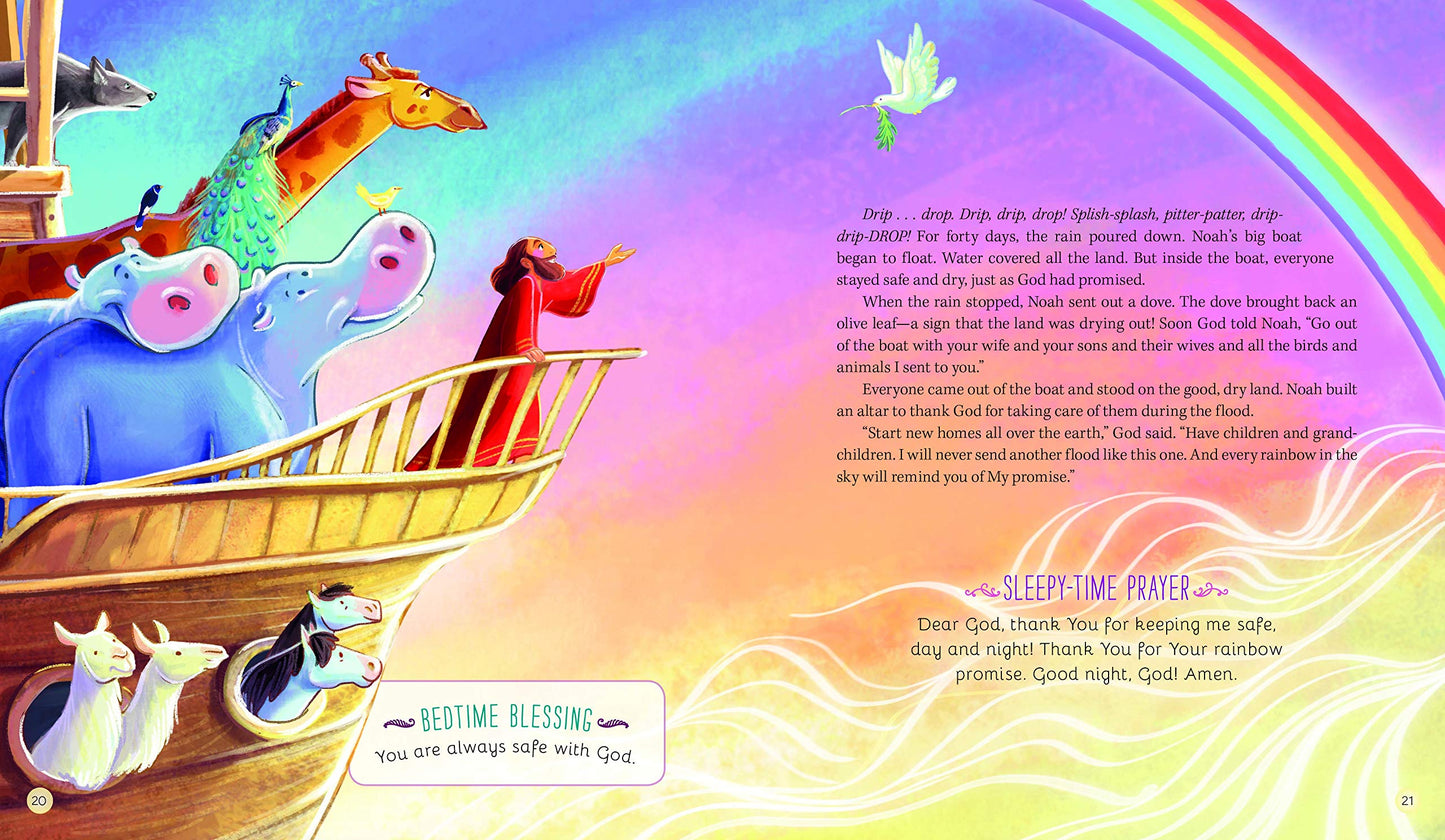 God's Words To Dream On: Bedtime Bible Stories and Prayers