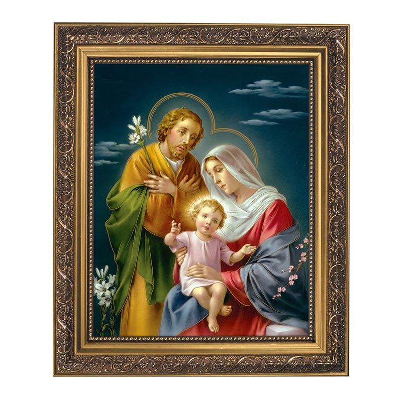 Holy Family Gold-Framed Picture 11 x 13"