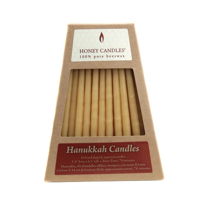 Velas de cera de abeja para Janucá
