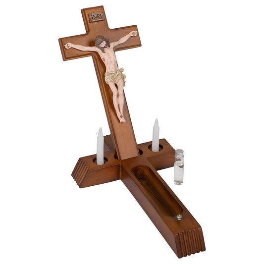 Set de Crucifijo para Llamadas de Emergencia de 14"