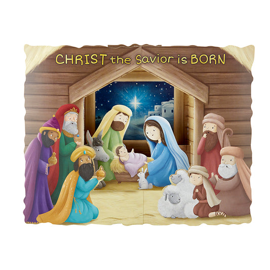 Cartes de Noël : Première Nativité 3D de Noël