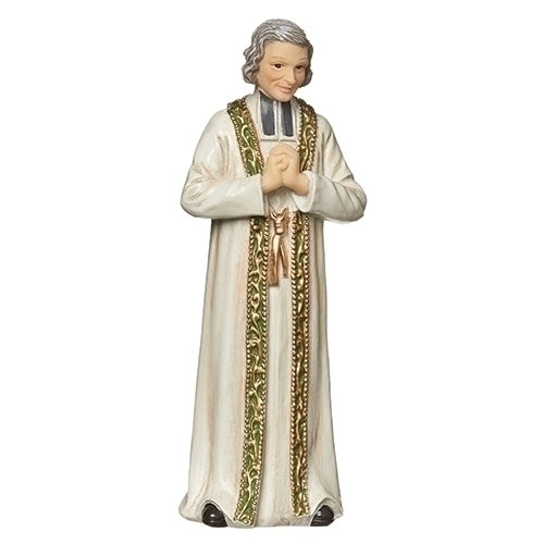 St. John Vianney Statue 4"