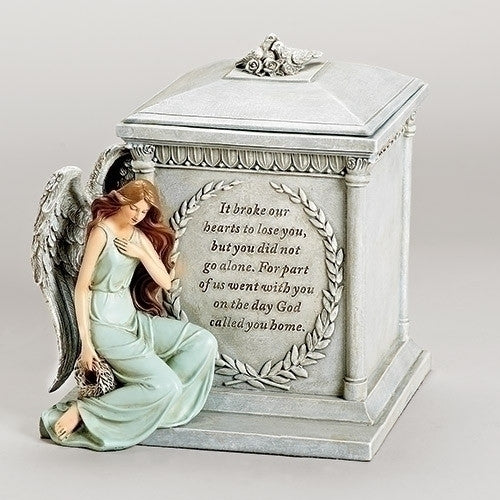 Forever with the Angels: Memorial Urn Box 8.5"