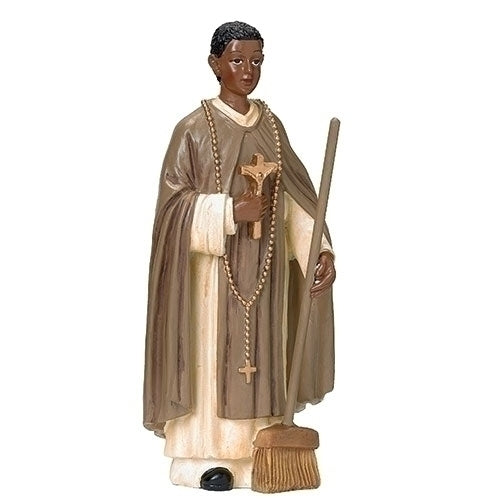Statue de Saint Martin de Porrès (Martin de la Charité) 7,6 cm